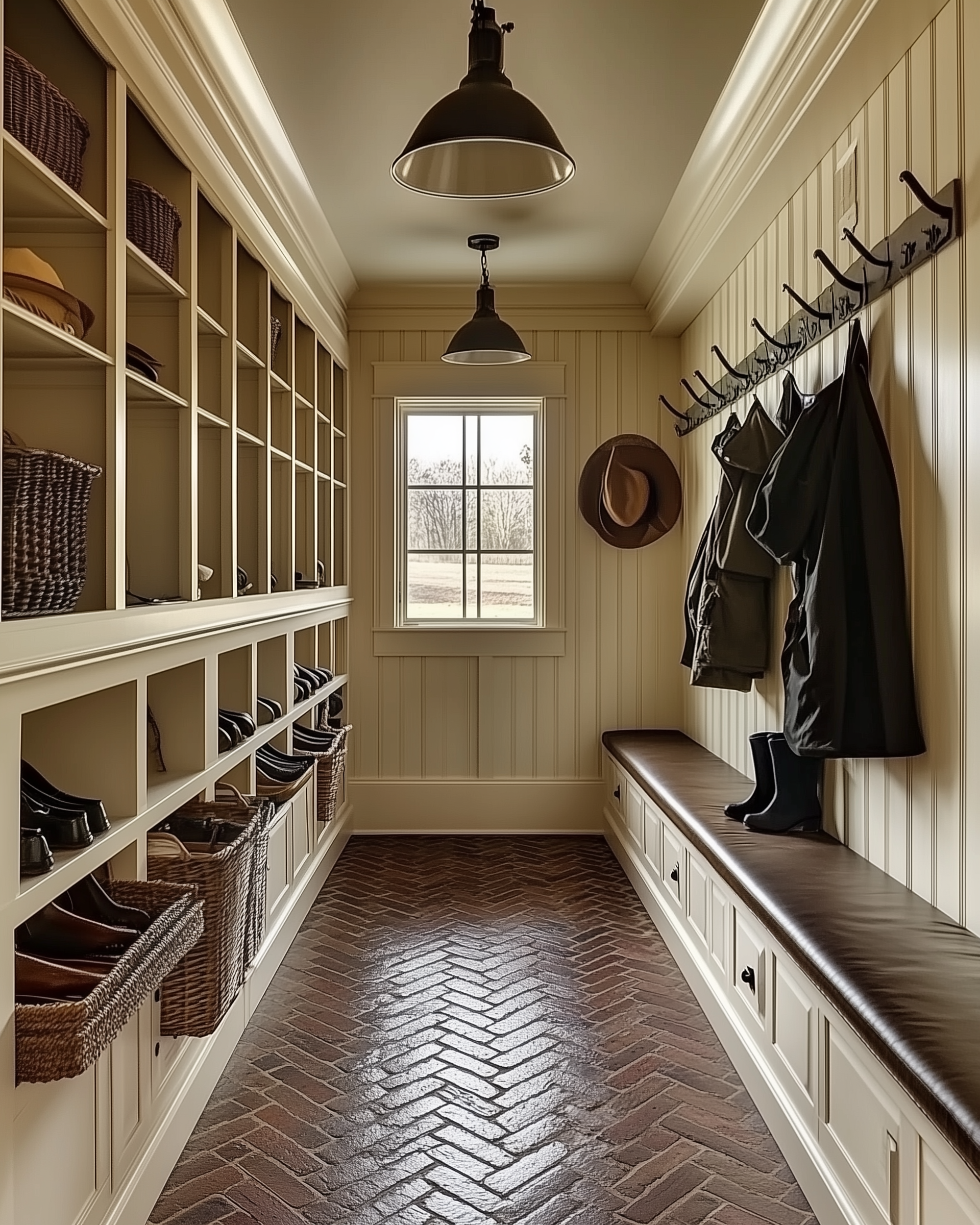 Modern Farm Mudroom 2